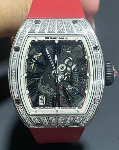 Best Richard Mille RM 023 WHITE GOLD DIAMOND MEDIUM Replica Watch